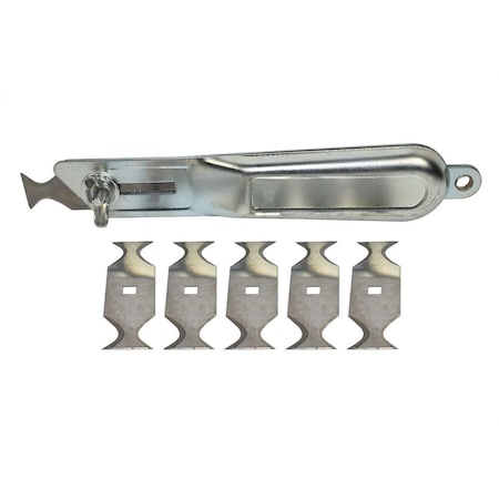 Superior Steel 7 inch Roofing Utility Knife with 5-Blades RK742